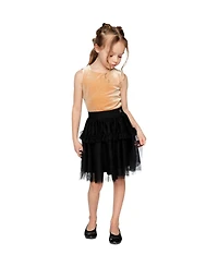Deux par Little and Big Girl's (6-14) Bi-Material Sleeveless Dress