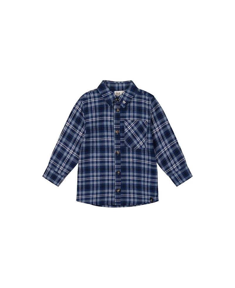 Deux par Little Boys (6-8) Plaid Shirt