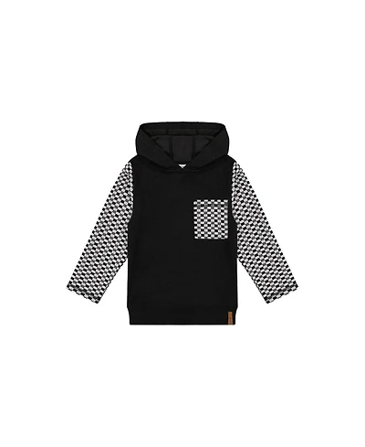 Deux par Toddler Boy's (2T-5T) Top with Chest Pocket Color Block Hooded