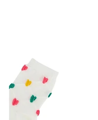 Deux par Deux Toddler Girl Socks ( ( size 3,4 ) 3 Pairs