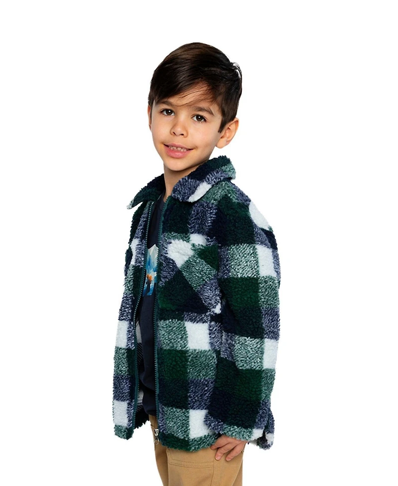 Deux par Little and Big Boy's (6-12) Zipped Overshirt