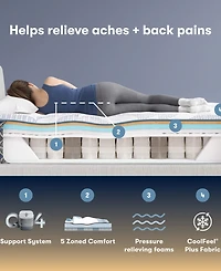 Serta Perfect Sleeper North Coast 14.5" Hybrid Firm Tight Top Mattress Set