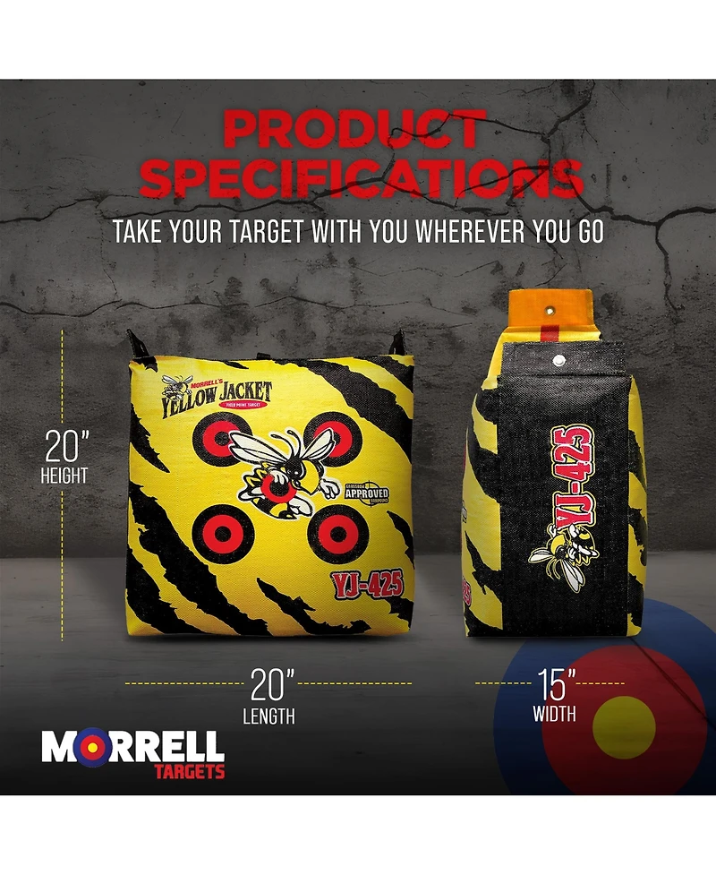 Morrell Targets Jacket Yj-425 Outdoor Portable Field Point Archery Bag Target