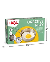 Haba Creative Play Fried Egg and Pan Toy Playset