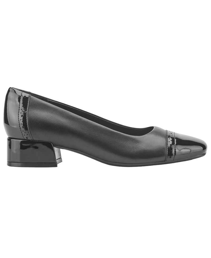 Easy Spirit Women's Jasmin eFlex Low Block Heel Pumps