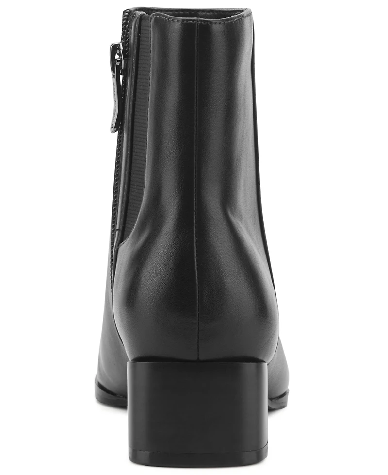 Easy Spirit Women's Sidney eFlex Leather Square Toe Dress Booties