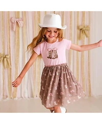 Sweet Wink Toddler Girls (2T-4T) Howdy Darling Western Short Sleeve Tutu Dress