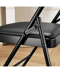gaomon Padded Folding Chairs Set of 8