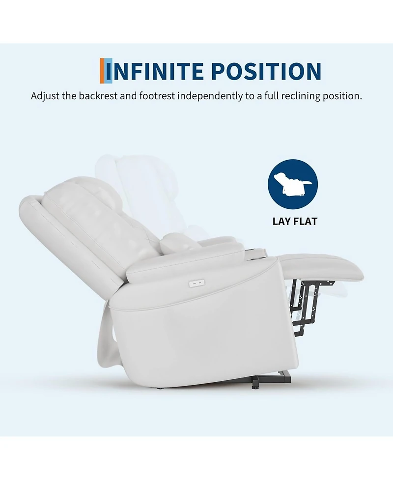 gaomon Electric Power Lift Recliner Chair – Stand Assist for Elderly, 3 Positions, Usb Ports, Cup Holders and Side Pockets, Living Room