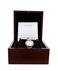 Pre-Owned HERMES Cut Automatic Watch in Stainless Steel and Rubber 36mm