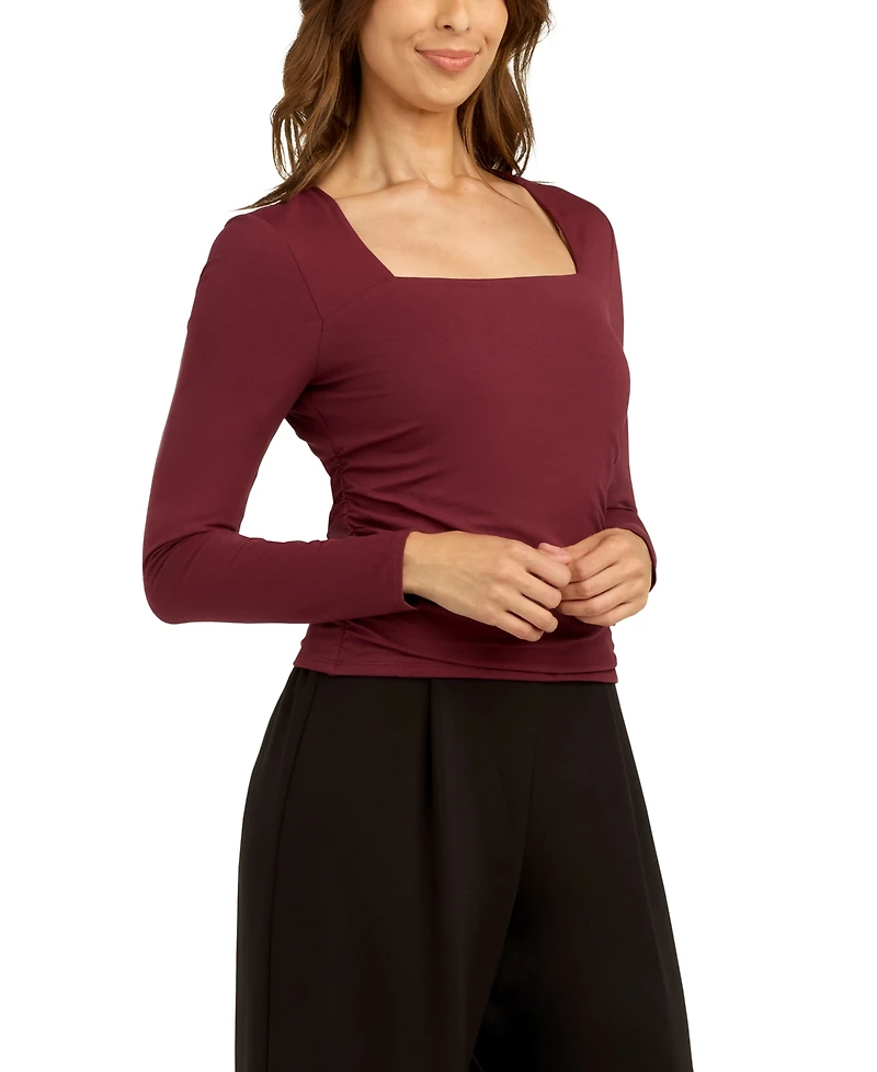 Bcx Juniors' Square Neck Jersey Blouse