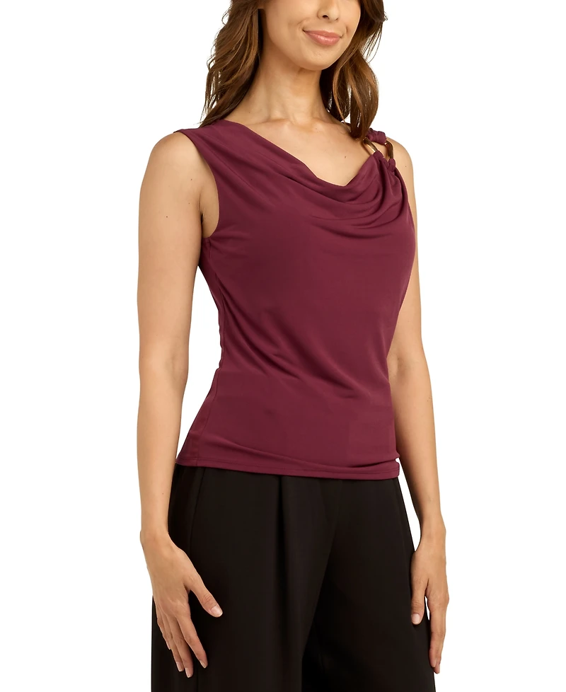 Bcx Juniors' Cowl Neck Sleeveless Tank Top