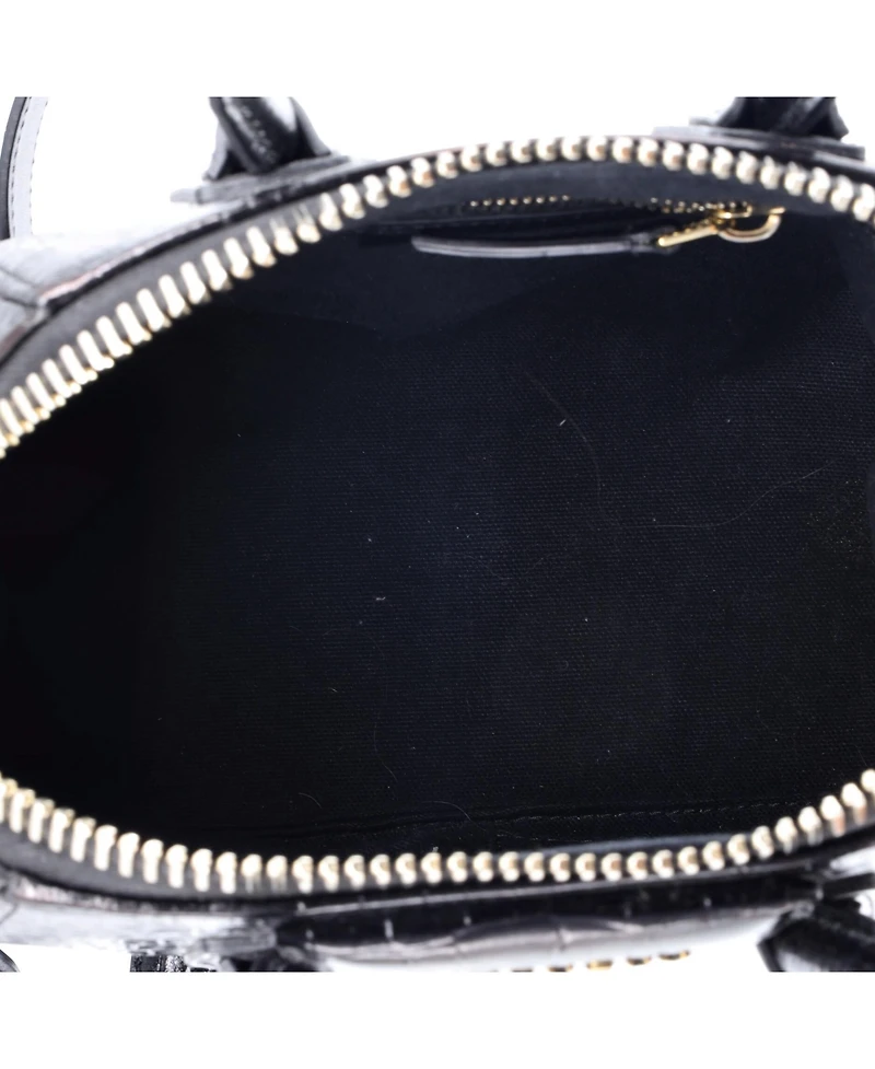 Pre-Owned Givenchy Mini Antigona Bag Embossed Leather
