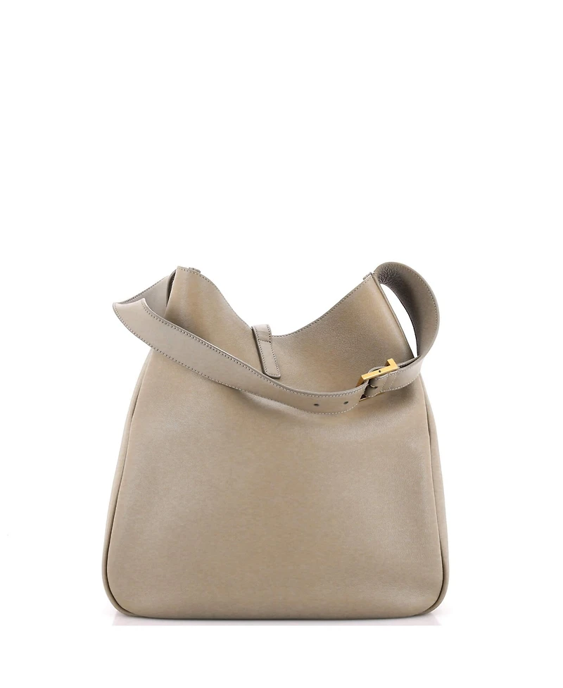 Pre-Owned Saint Laurent Large Le 5 a 7 Supple Hobo Leather