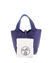 Pre-Owned HERMES Mm Eclat Picotin Lock Bag Clemence