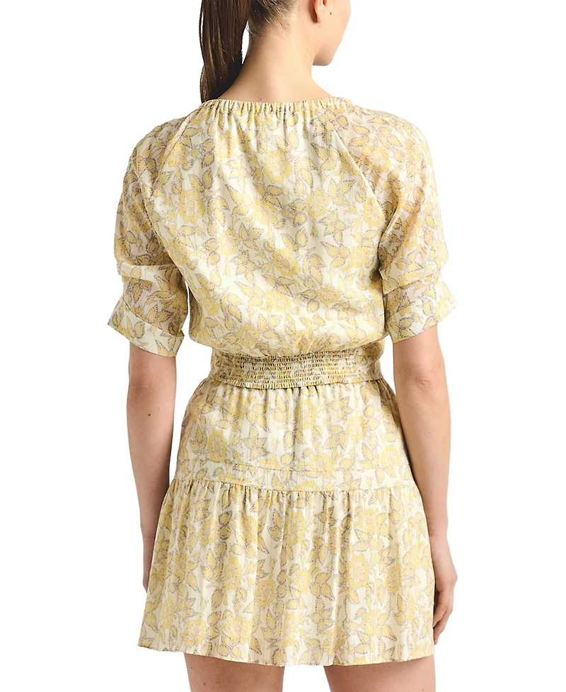 Derek Lam 10 Crosby Women's Thalina Printed Voile Mini Skirt