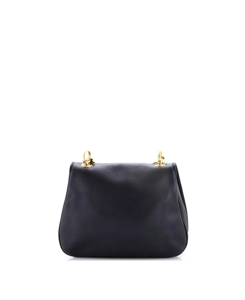 Pre-Owned Gucci Medium Web Blondie Shoulder Flap Bag Leather