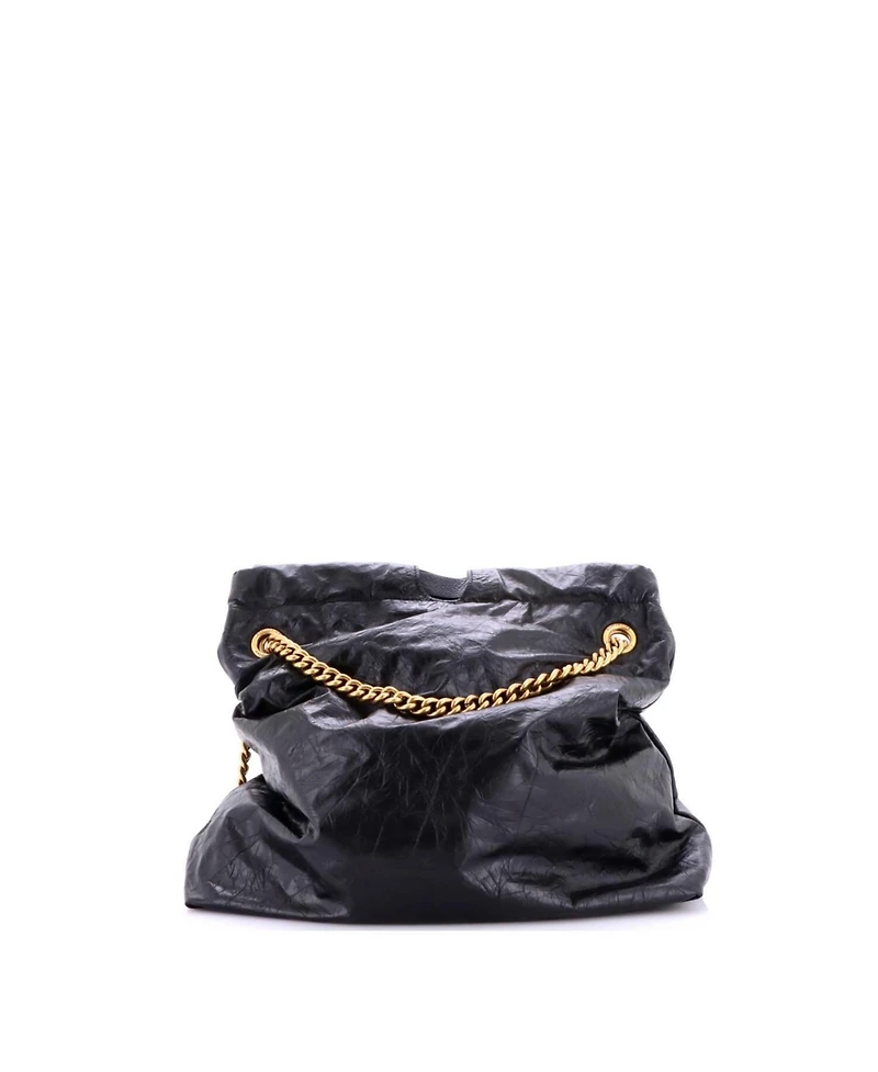 Pre-Owned Balenciaga Medium Crush Chain Tote Leather