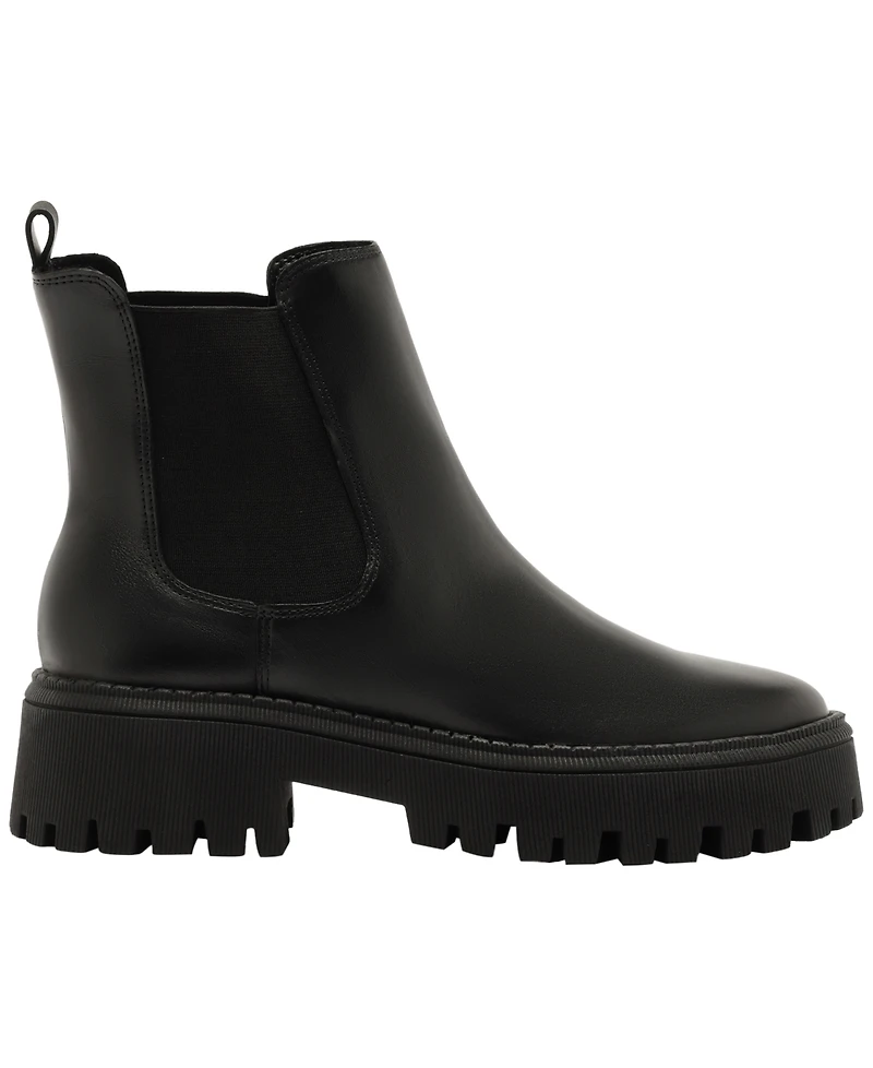 Arezzo Women's Annie Low Block Lug Sole Booties