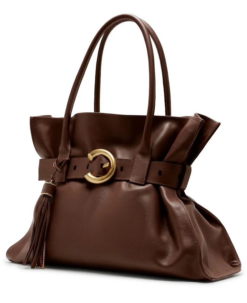 Arezzo Rivera Extra-Large Leather Shopping Handbag