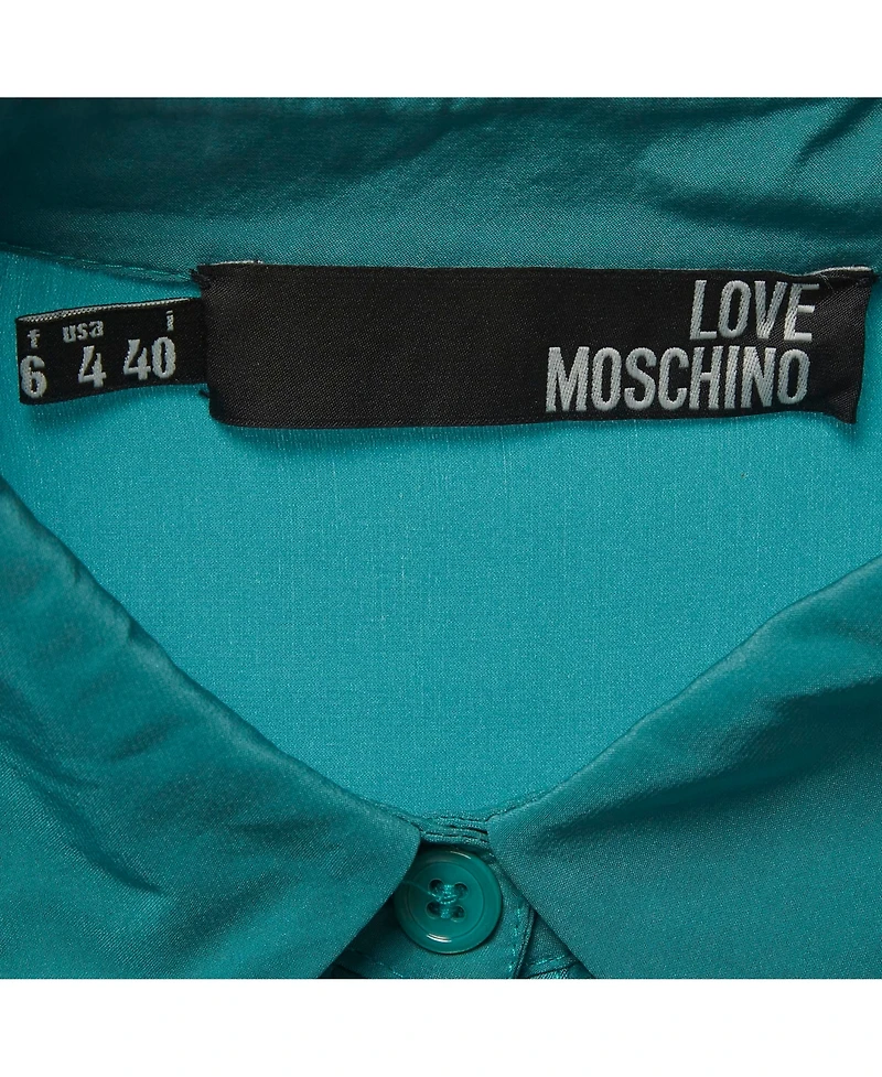 Pre-Owned Love Moschino Women's Satin Top