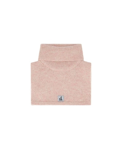 Deux par Deux Toddler Girl Knit Turtle Neckwarmer Pale Dusty