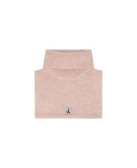 Deux par Deux Toddler Girl Knit Turtle Neckwarmer Pale Dusty