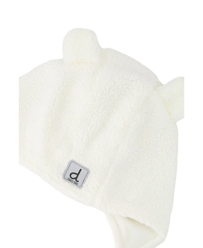 Deux par Baby Unisex Winter Sherpa Hat with Ear Flaps and Ears