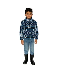 Deux par Toddler Boy (2T-5T) Mid-Season Plush Pullover Jacket Aztec
