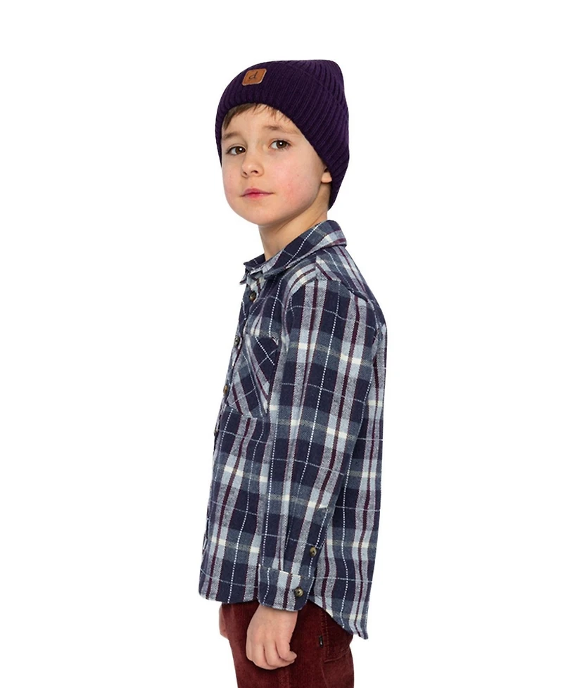 Deux par Toddler Boy (2T-5T) Flannel Shirt