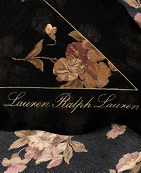 Lauren Ralph Floral Large Diamond Scarf