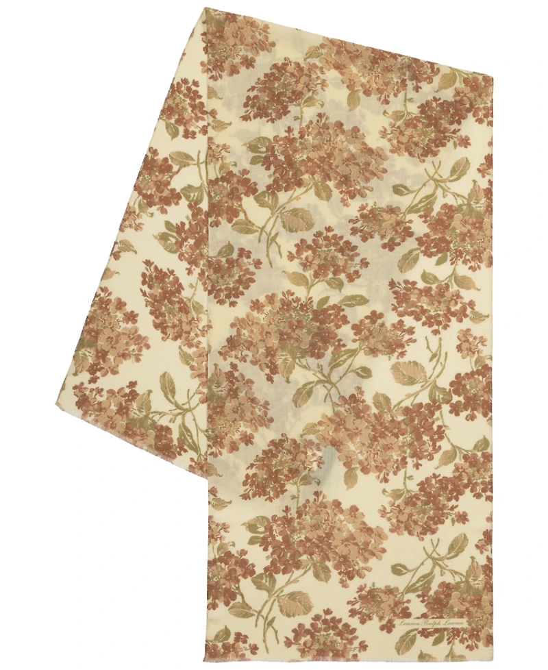 Lauren Ralph Floral Oversized Wrap