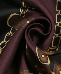 Lauren Ralph Lauren Belting Logo Crest Square Scarf