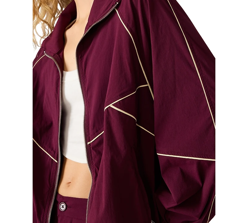 Steve Madden Women's Jacey Zip-Front Jacket