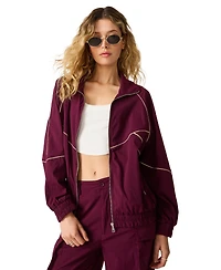 Steve Madden Women's Jacey Zip-Front Jacket