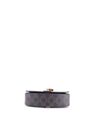 Pre-Owned Celine Tabou Clutch with Strap Triomphe Coated Canvas