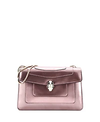 Pre-Owned Bvlgari Medium Serpenti Forever Shoulder Bag Patent