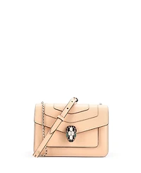 Pre-Owned Bvlgari Mini Serpenti Forever Shoulder Bag Leather