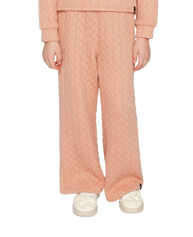 Deux par Little and Big Girl (6Y - 14Y) Wide Leg Jacquard Pants
