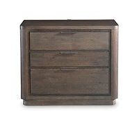 Bernhardt Outline 34" 3-Drawer Nightstand