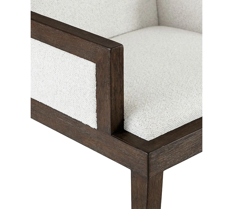 Bernhardt Outline 23.38" Wooden Frame Arm Chair