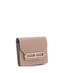 Pre-Owned HERMES Roulis Slim Wallet Chevre Mysore