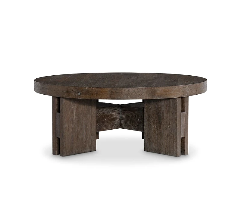 Bernhardt Outline 2-Piece Round Coffee Table & Side Table Set