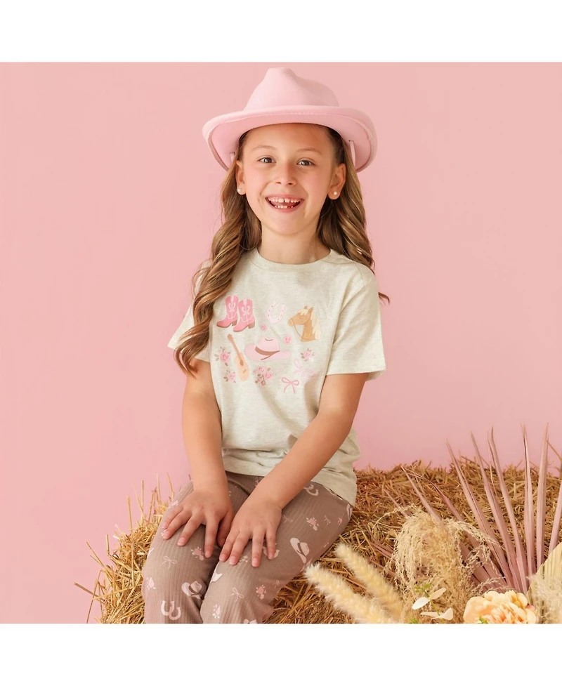Sweet Wink Baby Girls (3M-24M) Howdy Darling Western Flare Legging