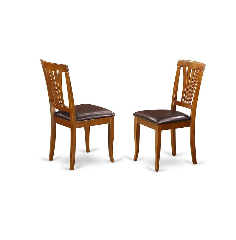 East West Furniture 5 Piece Dining room set Dining Table and 4 Dining Chairs
