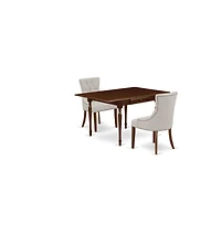 East West Furniture Mahogany Dining Room Set