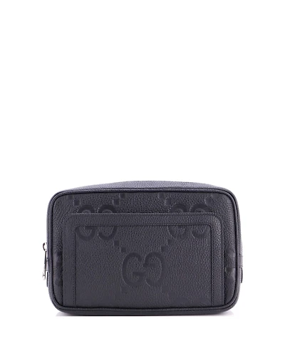 Pre-Owned Gucci Small Belt Bag Jumbo Gg Embossed Leather
