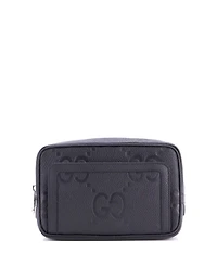Pre-Owned Gucci Small Belt Bag Jumbo Gg Embossed Leather