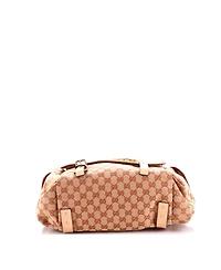Pre-Owned Gucci Children's Flap Backpack Embroidered Gg Canvas