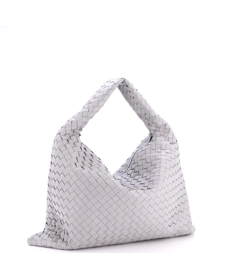 Pre-Owned Bottega Veneta Large Hop Hobo Intrecciato Leather